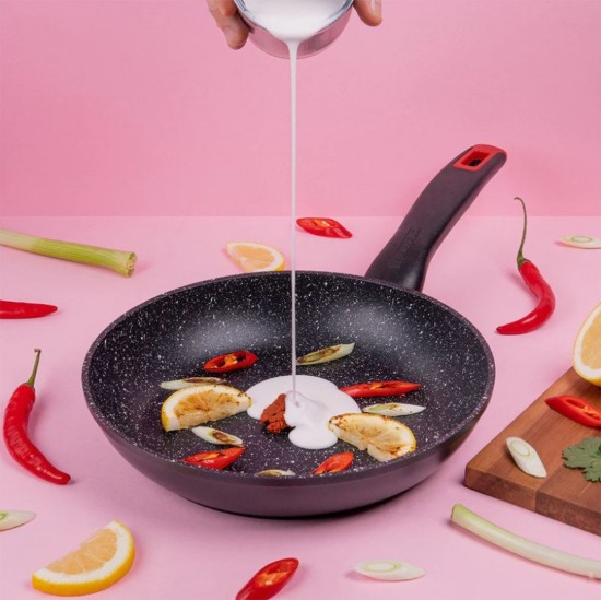 Aluminum frying pan, 28 cm, "Titan Rock" - Monix