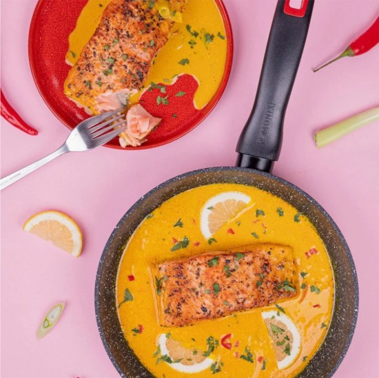 Aluminum frying pan, 28 cm, "Titan Rock" - Monix