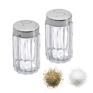 Set di contenitori per sale e pepe in grani, vetro, 50 ml - Westmark