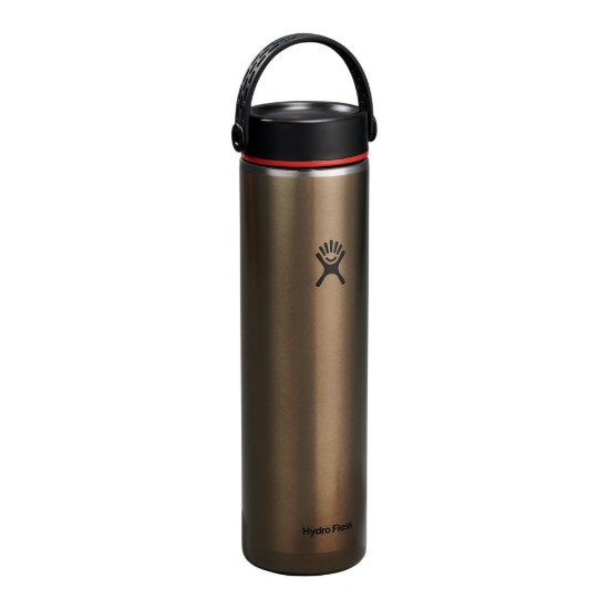 Varmeisolerende flaske, rustfritt stål, 710ml, "Trail", Obsidian - Hydro Flask