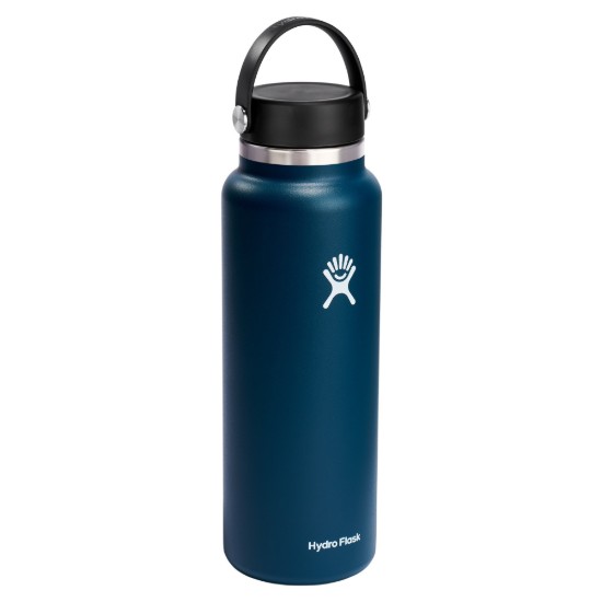 Sticla termos, inox, 1,18L, "Wide Mouth", Indigo - Hydro Flask