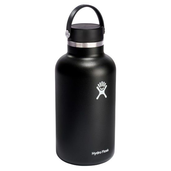 Sticla termos, inox, 1,9L, "Wide Mouth", Black - Hydro Flask