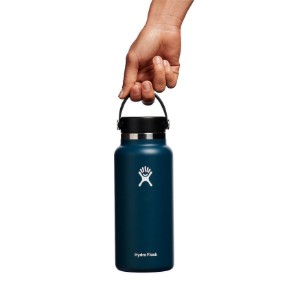Borraccia termoisolante, acciaio inossidabile, 950ml, "Wide Mouth", Indigo - Hydro Flask