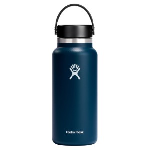 Borraccia termoisolante, acciaio inossidabile, 950ml, "Wide Mouth", Indigo - Hydro Flask