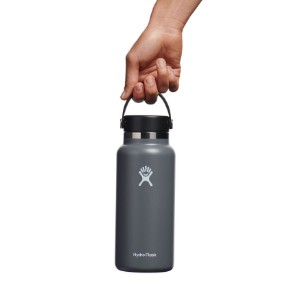 Borraccia termoisolante, acciaio inox, 950ml, "Wide Mouth", Stone - Hydro Flask