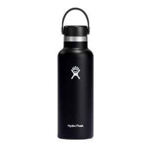 Borraccia termoisolante, acciaio inossidabile, 530ml, "Standard", Black - Hydro Flask