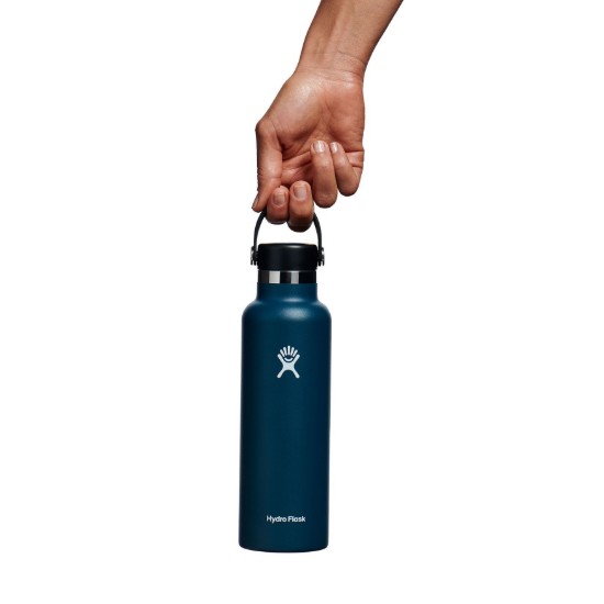 Soojusisolatsioonipudel, roostevaba teras, 620ml, "Standard", Indigo - Hydro Flask