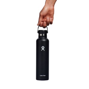 Thermisch isolerende fles, roestvrij staal, 710 ml, "Standard", Black - Hydro Flask