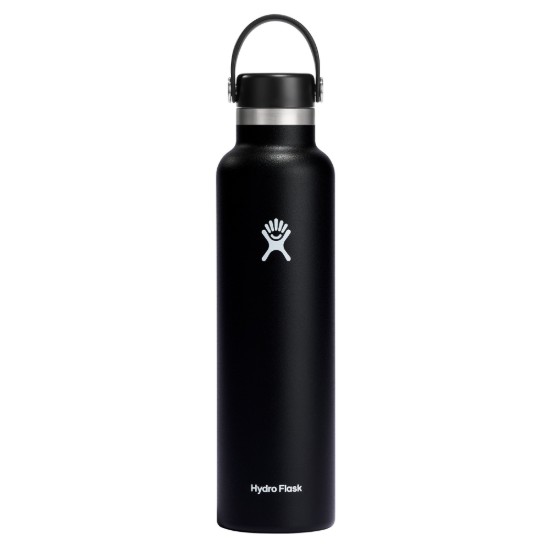 Termoizoliacinis buteliukas, nerūdijantis plienas, 710ml, "Standard", Black - Hydro Flask