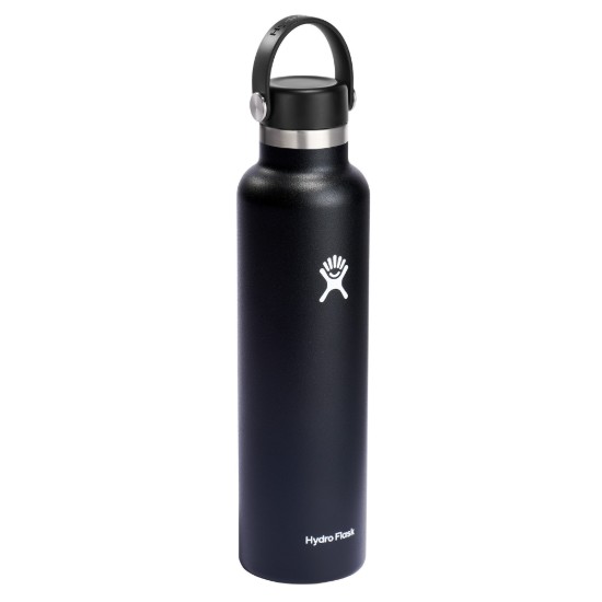 Termoizoliacinis buteliukas, nerūdijantis plienas, 710ml, "Standard", Black - Hydro Flask