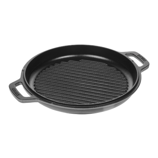 Pentola Braiser con coperchio per griglia, ghisa, 26 cm/3,3 L, Graphite Grey - Staub