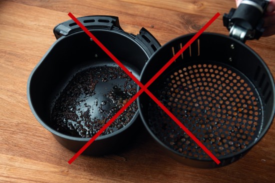 Set 2 fogli protettivi rotondi antiaderenti per AirFryer, fibra di vetro, 23,5/25,5 cm - NoStik