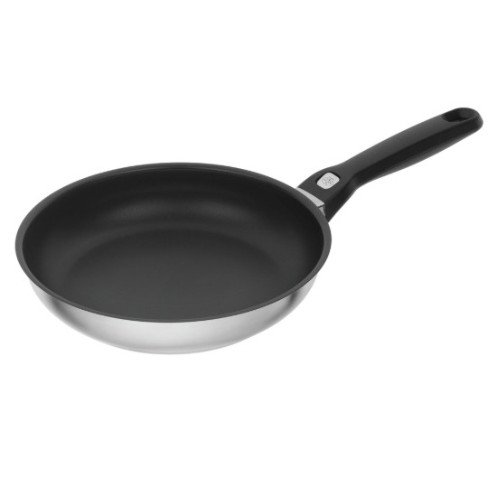 Set van 2 koekenpannen, roestvrij staal, 24/28cm, "Pesaro" - Ballarini