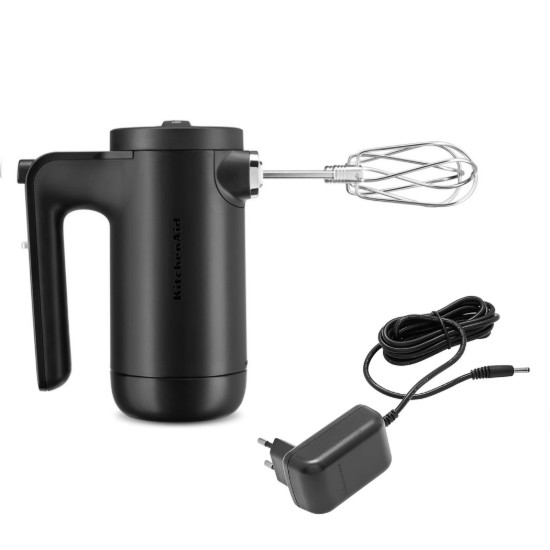 Sbattitore manuale senza fili, 7 velocità, Matte Black - KitchenAid