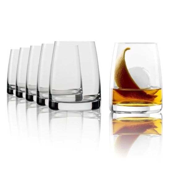 Set van 6 whiskyglazen, gemaakt van kristalglas, 325ml, "Experience" - Stolzle