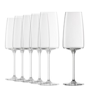 Set van 6 champagneglazen, "Sensa", 388 ml - Schott Zwiesel