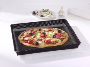 Grillmand met antiaanbaklaag voor oven, glasvezel, 3 L - NoStik