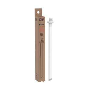 Herbruikbaar rietje, recyclon™, maat M, transparant - Ion8