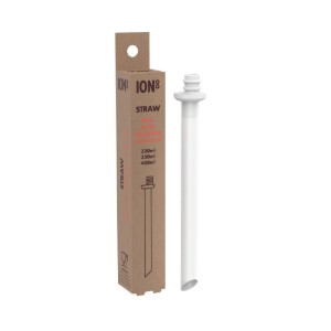 Herbruikbaar rietje, recyclon™, maat S, transparant - Ion8