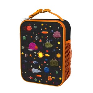 Borsa portapranzo termoisolante, 26,5×19,5 cm, Spaceships - Ion8
