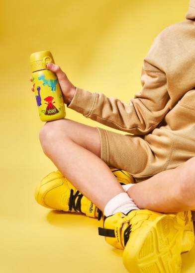 Borraccia per bambini, acciaio inossidabile, 320 ml, Dinosaurs - Ion8