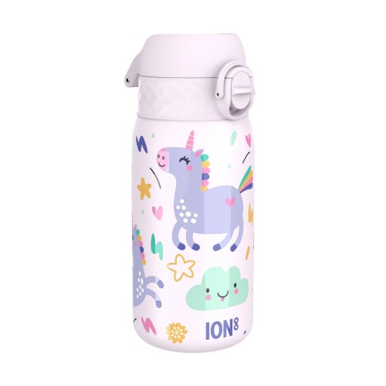 Borraccia per bambini, acciaio inossidabile, 320 ml, Unicorns - Ion8