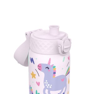 Waterfles voor kinderen, roestvrij staal, 320 ml, Unicorns - Ion8