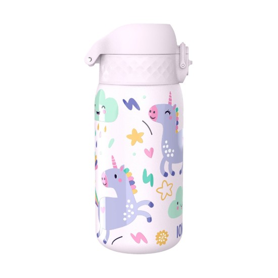 Borraccia per bambini, acciaio inossidabile, 320 ml, Unicorns - Ion8