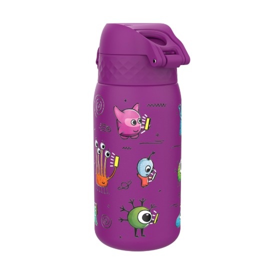 Bouteille d'eau pour enfants, en acier inoxydable, 400 ml Aliens - Ion8