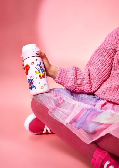 Gourde pour enfant, acier inoxydable, 400 ml Animal Band - Ion8