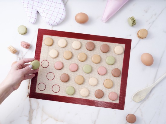 Tappetino da forno per macarons, silicone, 30×40 cm - NoStik