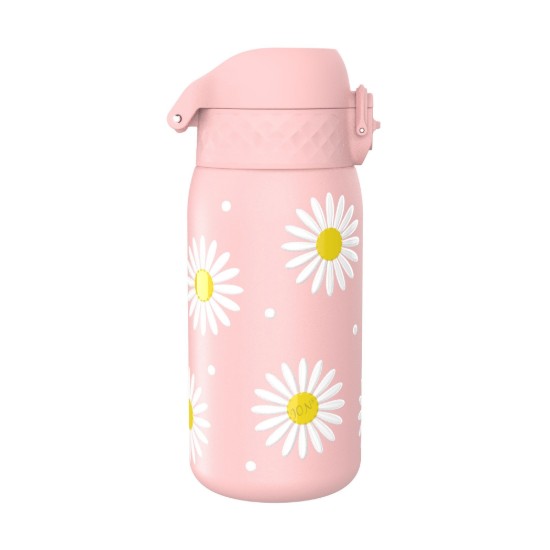 Waterfles voor kinderen, roestvrij staal, 400 ml, Daisies - Ion8