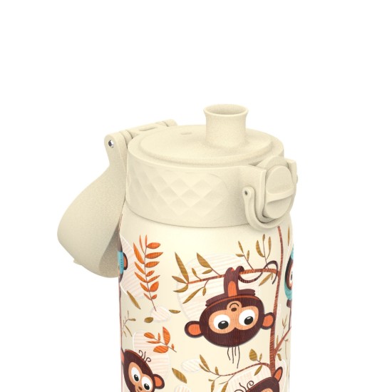Bouteille d'eau pour enfants, en acier inoxydable, 400 ml, Monkeys - Ion8
