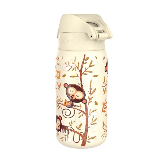 Bouteille d'eau pour enfants, en acier inoxydable, 400 ml, Monkeys - Ion8
