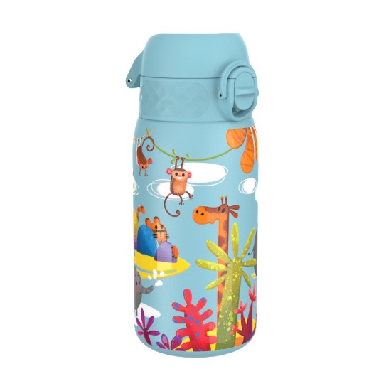Waterfles voor kinderen, roestvrij staal, 400 ml Safari - Ion8
