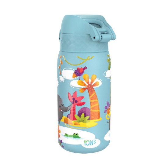 Waterfles voor kinderen, roestvrij staal, 400 ml Safari - Ion8