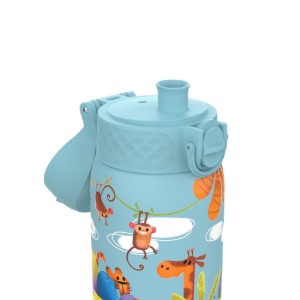 Waterfles voor kinderen, roestvrij staal, 400 ml Safari - Ion8