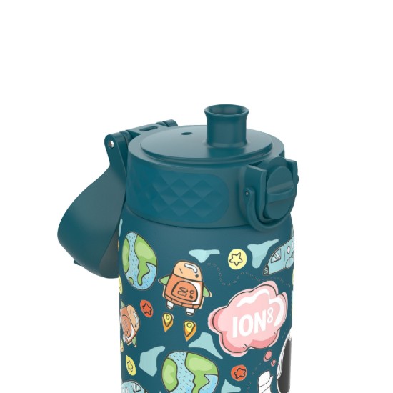 Láhev na vodu pro děti, nerezová ocel, 400 ml, Space - Ion8