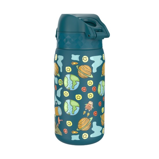 Láhev na vodu pro děti, nerezová ocel, 400 ml, Space - Ion8