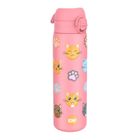 "Slim" láhev na vodu, nerezová ocel, 600 ml, Cats - Ion8
