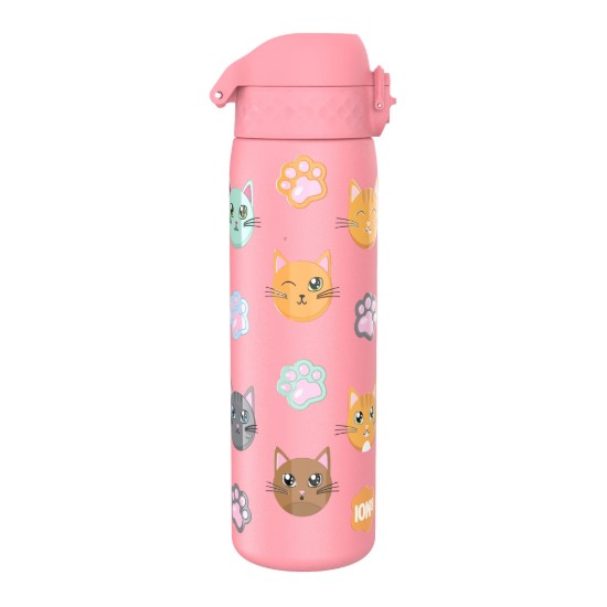 "Slim" láhev na vodu, nerezová ocel, 600 ml, Cats - Ion8