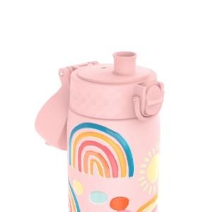 Waterfles "Slim", roestvrij staal, 600 ml, Rainbows - Ion8
