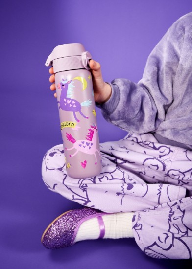 Μπουκάλι νερού "Slim", από ανοξείδωτο ατσάλι, 600 ml, Unicorns - Ion8
