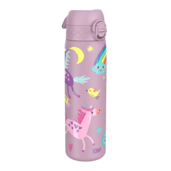 Μπουκάλι νερού "Slim", από ανοξείδωτο ατσάλι, 600 ml, Unicorns - Ion8