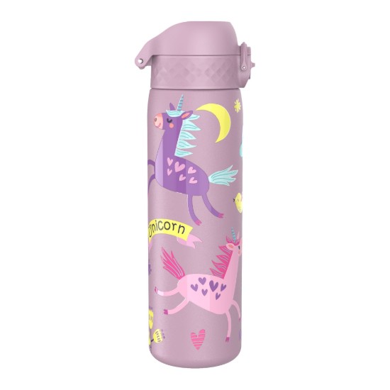 Μπουκάλι νερού "Slim", από ανοξείδωτο ατσάλι, 600 ml, Unicorns - Ion8
