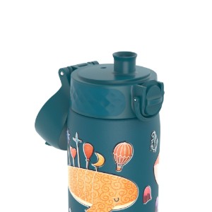 Waterfles "Slim", roestvrij staal, 600 ml, Whales - Ion8