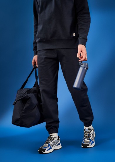 Waterfles "Slim", roestvrij staal, 500 ml, Ash Navy - Ion8