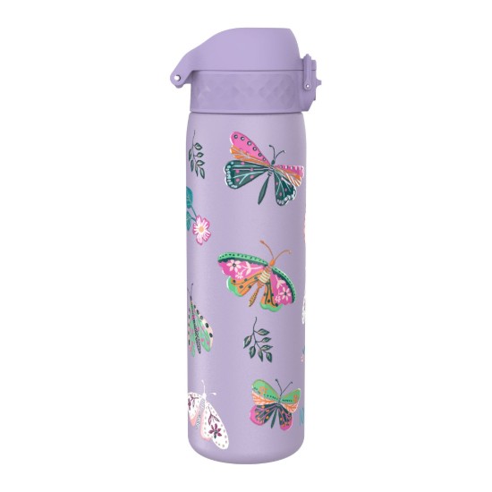 Borraccia "Slim", acciaio inox, 500 ml, Butterflies - Ion8