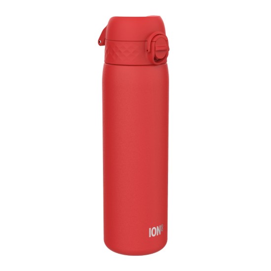 "Slim" vandflaske, rustfrit stål, 500 ml, Rød - Ion8