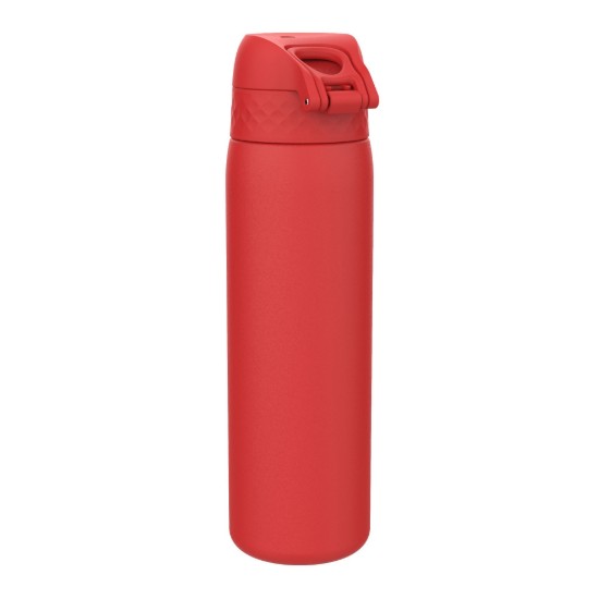 "Slim" vandflaske, rustfrit stål, 500 ml, Rød - Ion8